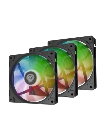 GENESIS Oxal 120 ARGB Carcasa del ordenador Ventilador 12 cm Negro