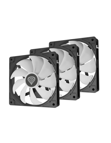 GENESIS Oxal 120 ARGB Carcasa del ordenador Ventilador 12 cm Negro