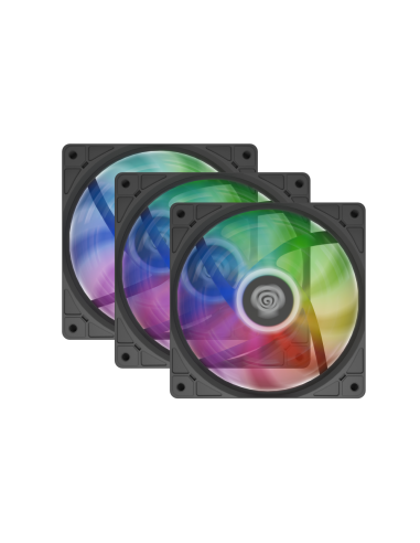 GENESIS Oxal 120 ARGB Carcasa del ordenador Ventilador 12 cm Negro