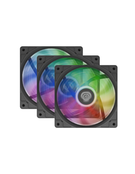 GENESIS Oxal 120 ARGB Carcasa del ordenador Ventilador 12 cm Negro