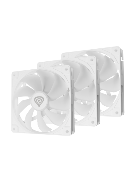 GENESIS Oxal 120 ARGB Carcasa del ordenador Ventilador 12 cm Blanco