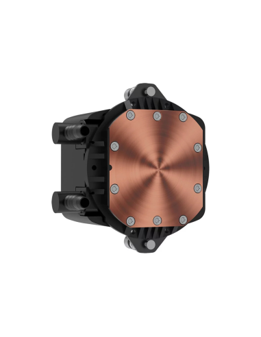 Hiditec LDCR10004 sistema de refrigeración para ordenador Procesador Sistema de refrigeración líquida todo en uno 12 cm Negro 1 