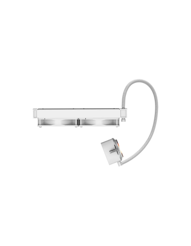 Hiditec LDCR10003 sistema de refrigeración para ordenador Procesador Sistema de refrigeración líquida todo en uno 12 cm Blanco 1