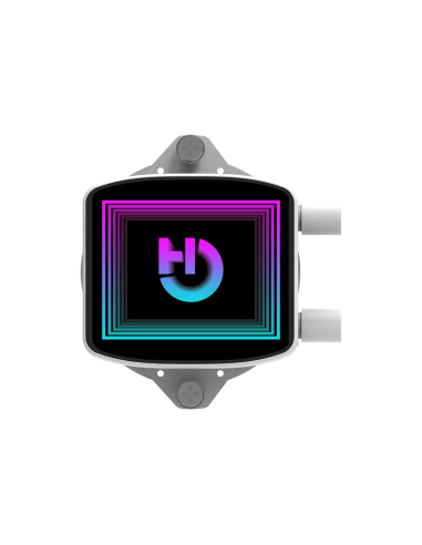 Hiditec LDCR10003 sistema de refrigeración para ordenador Procesador Sistema de refrigeración líquida todo en uno 12 cm Blanco 1