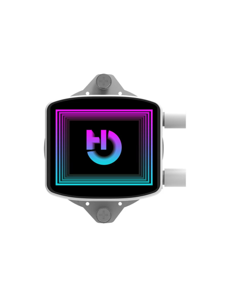 Hiditec LDCR10003 sistema de refrigeración para ordenador Procesador Sistema de refrigeración líquida todo en uno 12 cm Blanco 1