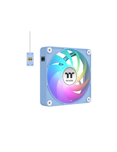 Thermaltake CL-F196-PL12BU-A sistema de refrigeración para ordenador Carcasa del ordenador Ventilador 12 cm Azul 3 pieza(s)