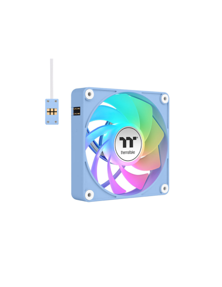 Thermaltake CL-F198-PL12BU-A sistema de refrigeración para ordenador Carcasa del ordenador Ventilador 12 cm Azul 3 pieza(s)