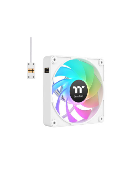 Thermaltake CL-F195-PL14SW-A sistema de refrigeración para ordenador Carcasa del ordenador Ventilador 14 cm Blanco 3 pieza(s)