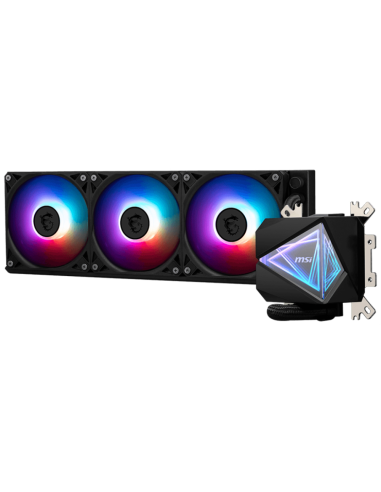 MSI MAG Coreliquid I360 Carcasa del ordenador Sistema de refrigeración líquida todo en uno 12 cm Negro 1 pieza(s)