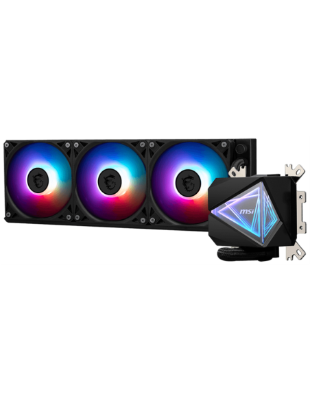 MSI MAG Coreliquid I360 Carcasa del ordenador Sistema de refrigeración líquida todo en uno 12 cm Negro 1 pieza(s)