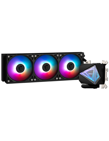 MSI MAG Coreliquid I360 Carcasa del ordenador Sistema de refrigeración líquida todo en uno 12 cm Negro 1 pieza(s)