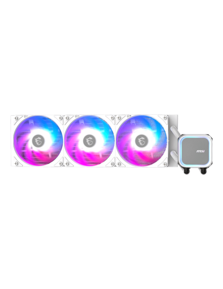 MSI MAG Coreliquid A13 360 WHITE Placa base, Procesador Sistema de refrigeración líquida todo en uno 12 cm Blanco 1 pieza(s)