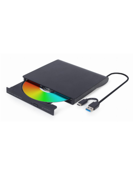 Gembird DVD-USB-031 unidad de disco óptico Interno DVD±RW Negro
