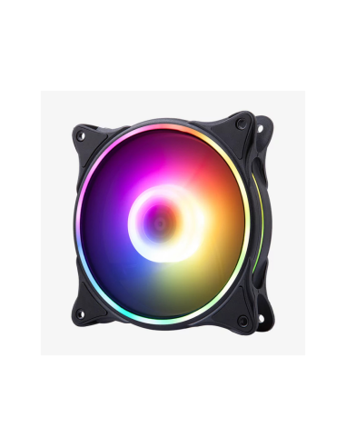 Hiditec N18 ARGB Carcasa del ordenador Ventilador 12 cm Negro