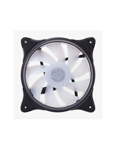 Hiditec N18 ARGB Carcasa del ordenador Ventilador 12 cm Negro