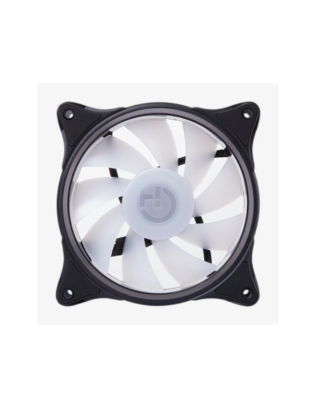 Hiditec N18 ARGB Carcasa del ordenador Ventilador 12 cm Negro