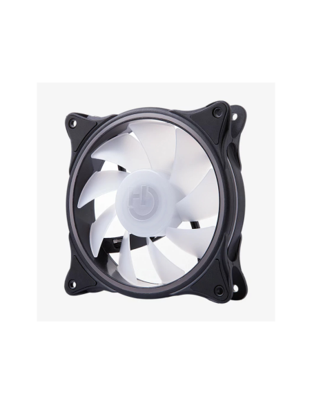 Hiditec N18 ARGB Carcasa del ordenador Ventilador 12 cm Negro