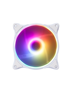 Hiditec N18 ARGB Carcasa del ordenador Ventilador 12 cm Blanco 2