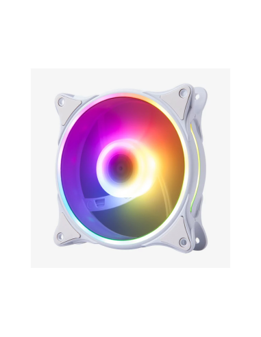Hiditec N18 ARGB Carcasa del ordenador Ventilador 12 cm Blanco