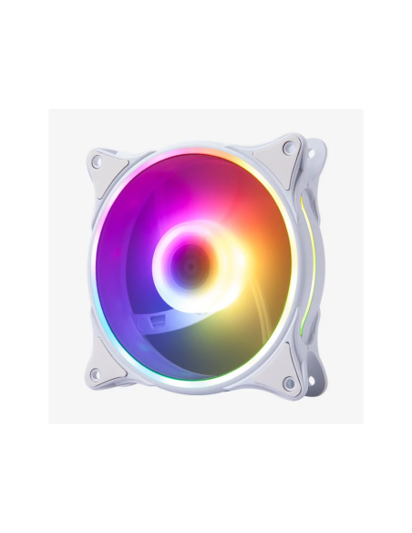Hiditec N18 ARGB Carcasa del ordenador Ventilador 12 cm Blanco