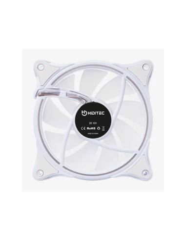 Hiditec N18 ARGB Carcasa del ordenador Ventilador 12 cm Blanco