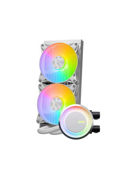 MSI MAG Coreliquid E240 WHITE Placa base, Procesador Kit de refrigeración líquida 12 cm Blanco