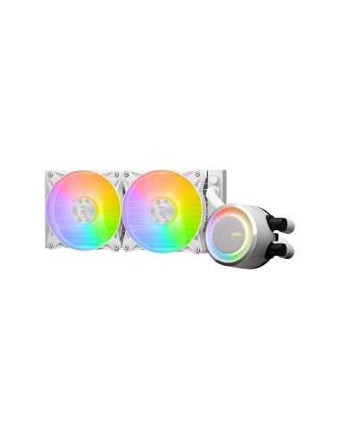 MSI MAG Coreliquid E240 WHITE Placa base, Procesador Kit de refrigeración líquida 12 cm Blanco