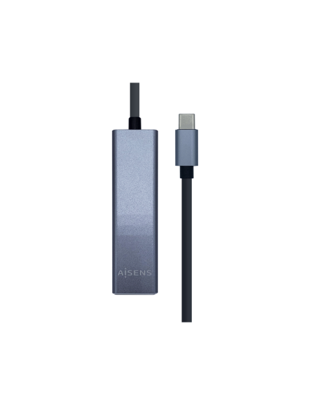 AISENS A109-0396 hub de interfaz USB 3.2 Gen 1 (3.1 Gen 1) Type-C Gris