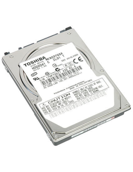 Toshiba 80GB Serial ATA disco duro interno 5400 RPM 8 MB 2.5" SATA