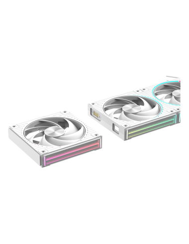 Zalman ZM-DF120 WHITE sistema de refrigeración para ordenador Placa base Ventilador 12,4 cm Blanco 1 pieza(s)