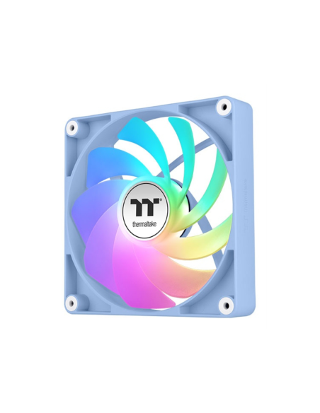 Thermaltake Fan Hydrangea Blue CT120 Carcasa del ordenador Ventilador 12 cm Azul, Blanco 2 pieza(s)
