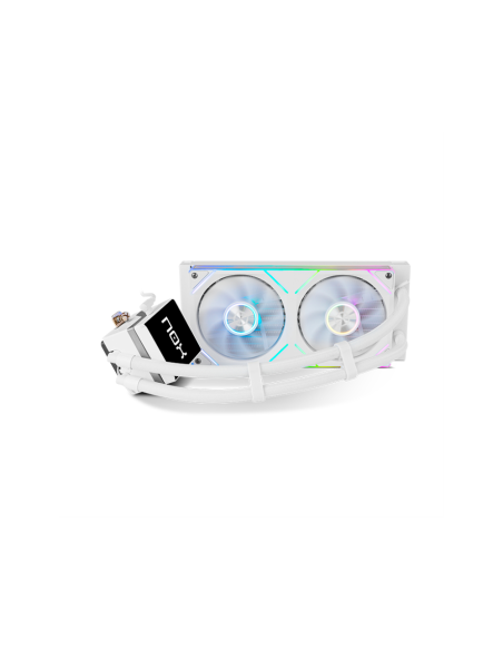 NOX Hummer M-240 LCD|Kit RL Magnético ARGB Blanco