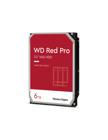 Western Digital RED PRO 6 TB disco duro interno 7200 RPM 256 MB 3.5" Serial ATA III