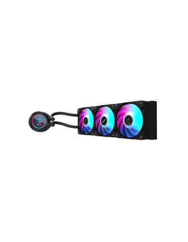 GIGABYTE AORUS WATERFORCE II 360 AIO Refrigerador de CPU líquido - 3x ventiladores ARGB de 120 mm, mecanismo de conexión desliza