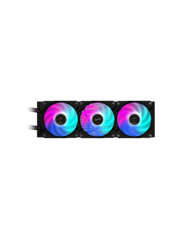 GIGABYTE AORUS WATERFORCE II 360 AIO Refrigerador de CPU líquido - 3x ventiladores ARGB de 120 mm, mecanismo de conexión desliza