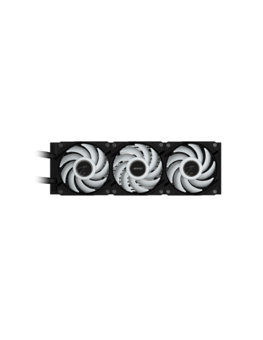 GIGABYTE AORUS WATERFORCE II 360 AIO Refrigerador de CPU líquido - 3x ventiladores ARGB de 120 mm, mecanismo de conexión desliza