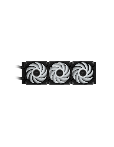 GIGABYTE AORUS WATERFORCE II 360 AIO Refrigerador de CPU líquido - 3x ventiladores ARGB de 120 mm, mecanismo de conexión desliza