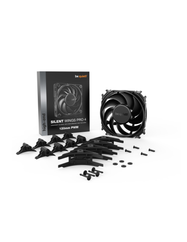 be quiet! SILENT WINGS PRO 4 | 120mm PWM Carcasa del ordenador Ventilador 12 cm Negro 1 pieza(s)
