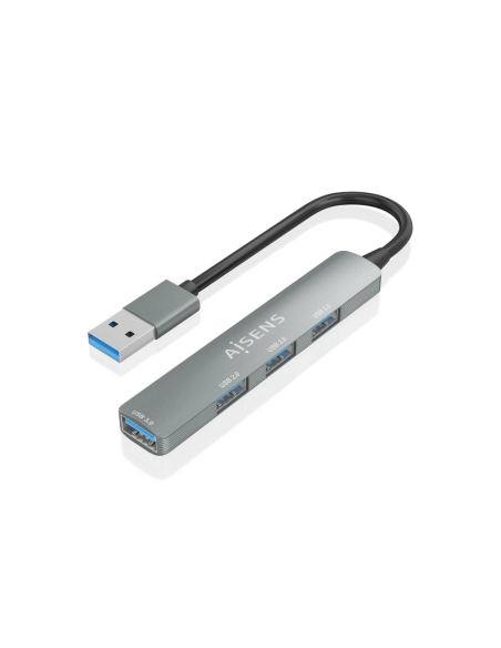 AISENS A106-0859 hub de interfaz USB 3.2 Gen 1 (3.1 Gen 1) Type-A 5000 Mbit/s