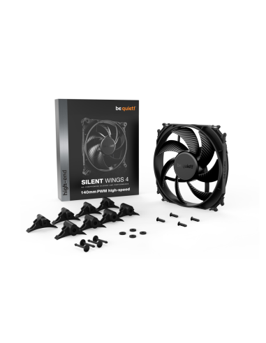 be quiet! SILENT WINGS 4 | 140mm PWM high-speed Carcasa del ordenador Ventilador 14 cm Negro 1 pieza(s)