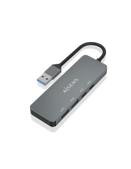 AISENS A106-0696 hub de interfaz USB 3.2 Gen 2 (3.1 Gen 2) Type-A 10000 Mbit/s