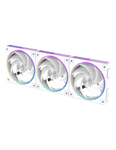 Zalman ZM-DF120 WHITE sistema de refrigeración para ordenador Placa base Ventilador 12,4 cm Blanco 1 pieza(s)
