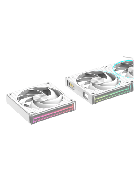 Zalman ZM-DF120 WHITE sistema de refrigeración para ordenador Placa base Ventilador 12,4 cm Blanco 1 pieza(s)