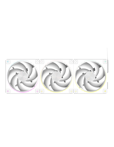 Zalman ZM-DF120 WHITE sistema de refrigeración para ordenador Placa base Ventilador 12,4 cm Blanco 1 pieza(s)