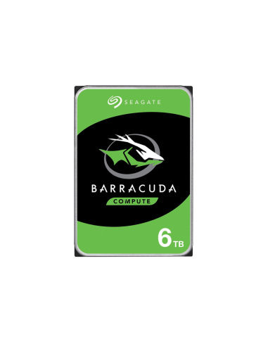 Seagate Barracuda 6TB disco duro interno 5400 RPM 256 MB 3.5" Serial ATA III