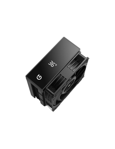 Hiditec DC10 PRO Procesador Refrigerador de aire 12 cm Negro 1 pieza(s)