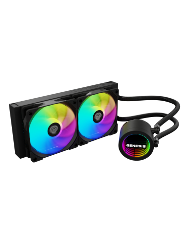 GENESIS NLG-2319 sistema de refrigeración para ordenador Carcasa del ordenador Kit de refrigeración líquida Negro