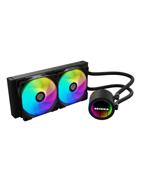 GENESIS NLG-2319 sistema de refrigeración para ordenador Carcasa del ordenador Kit de refrigeración líquida Negro