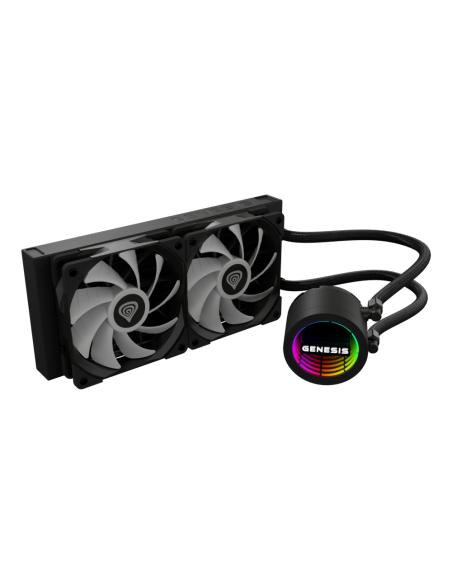 GENESIS NLG-2319 sistema de refrigeración para ordenador Carcasa del ordenador Kit de refrigeración líquida Negro