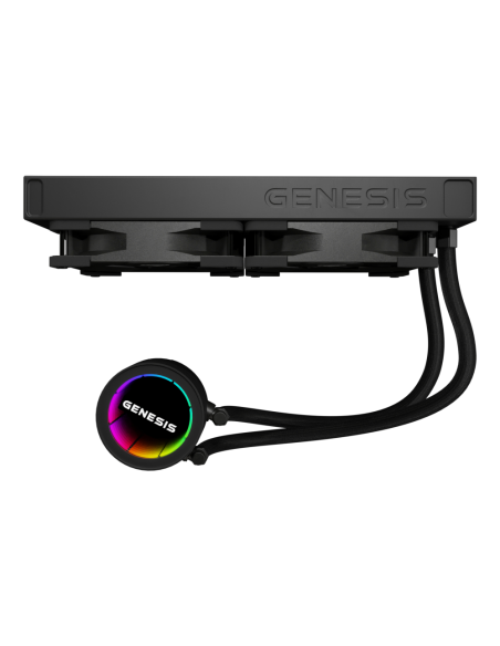 GENESIS NLG-2319 sistema de refrigeración para ordenador Carcasa del ordenador Kit de refrigeración líquida Negro